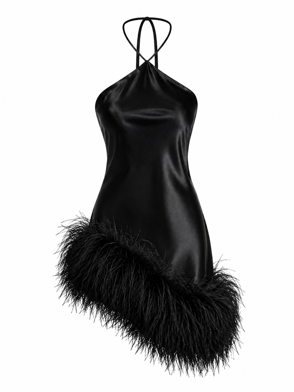 Night Glam Feather Dress 2
