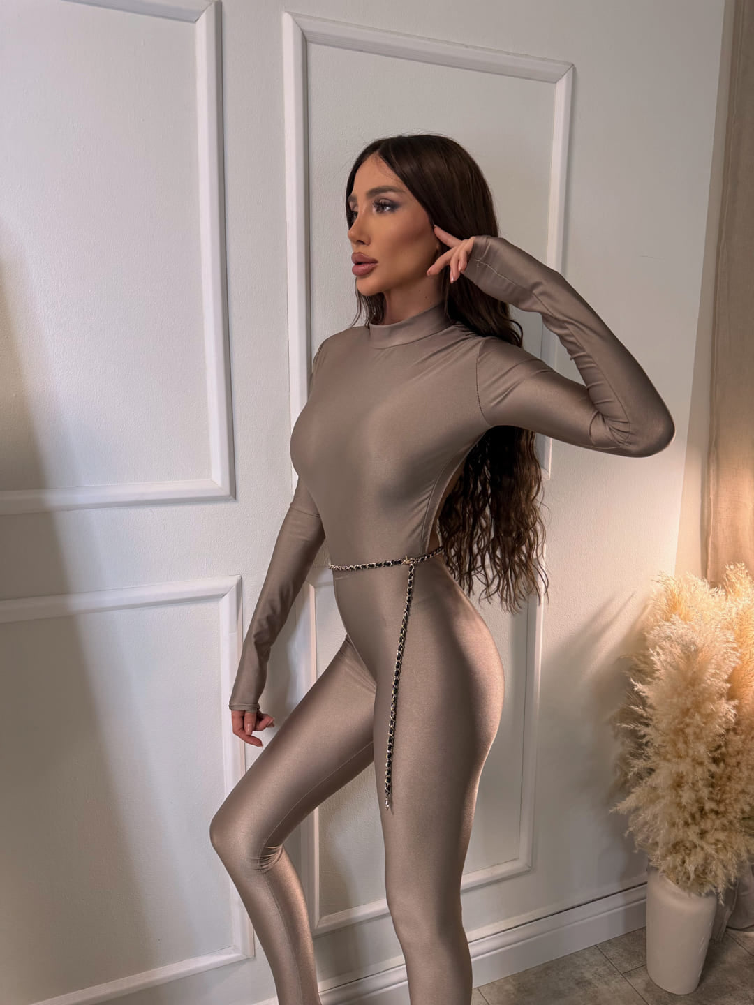 VENUS Nude Jumpsuit
