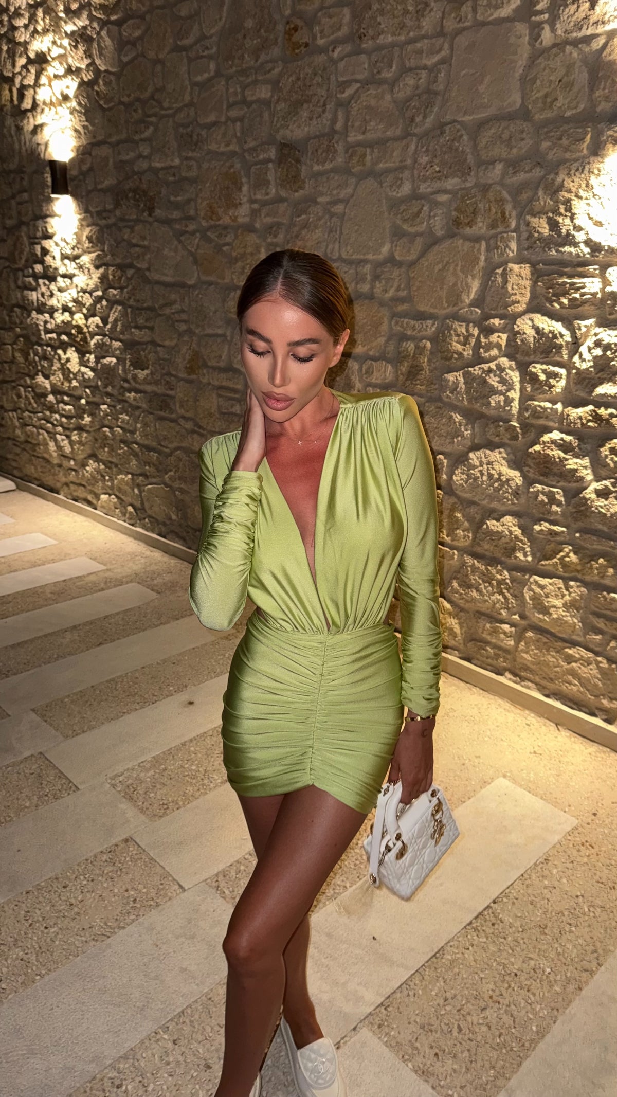 Electric Green Dress