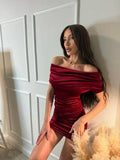 Crimson Rose Dress