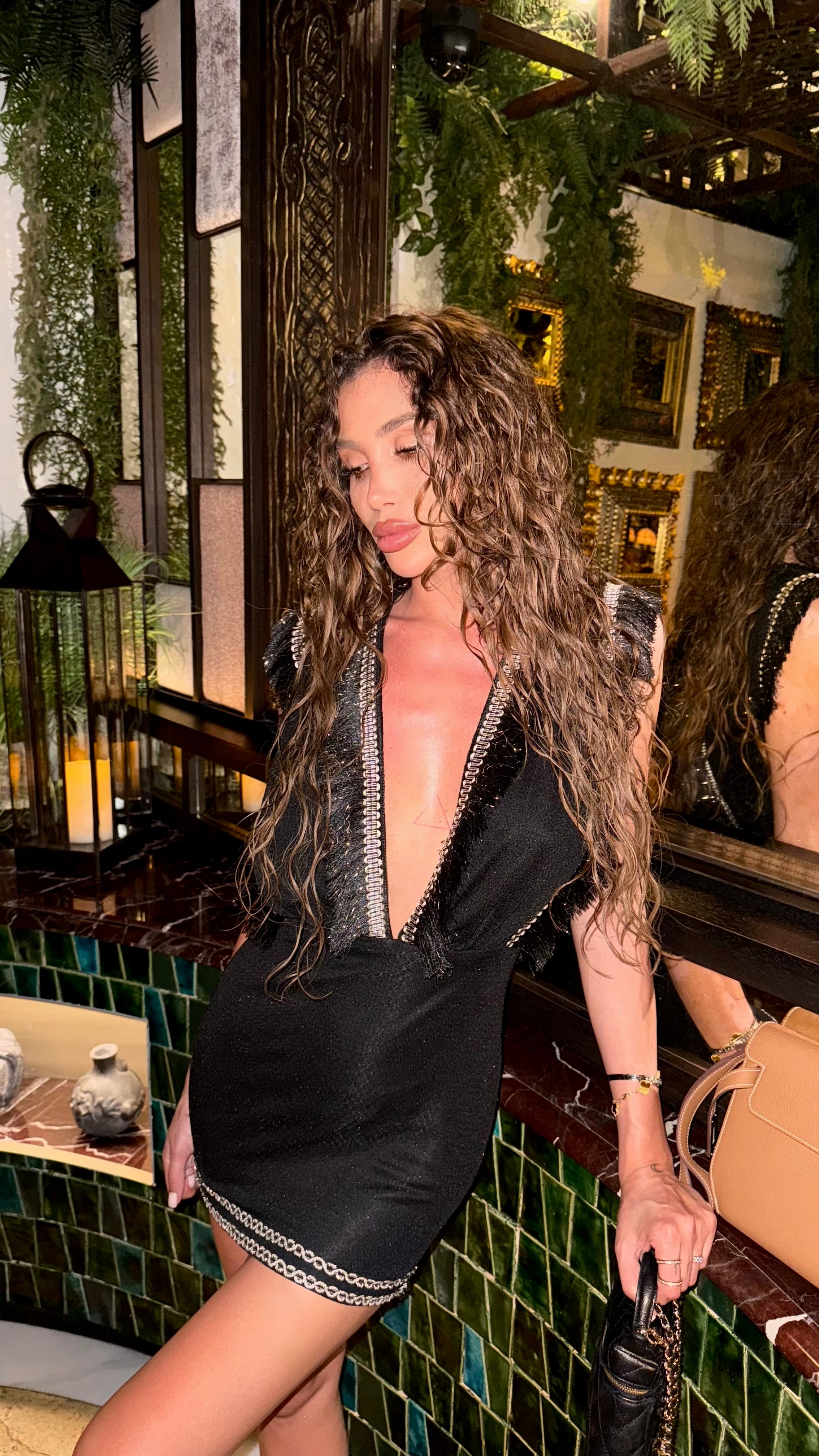 Elara Fringe  Dress