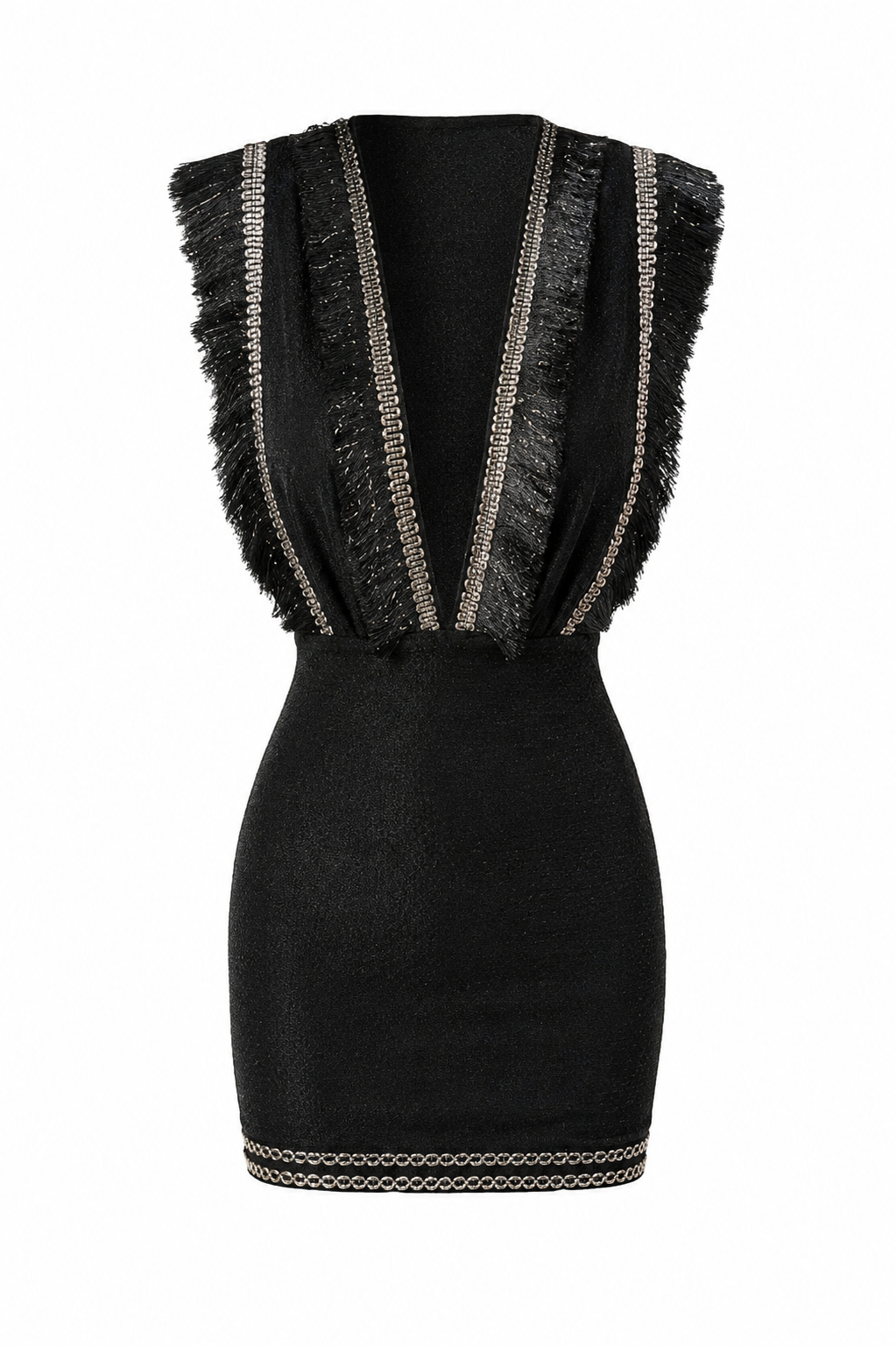 Elara Fringe  Dress