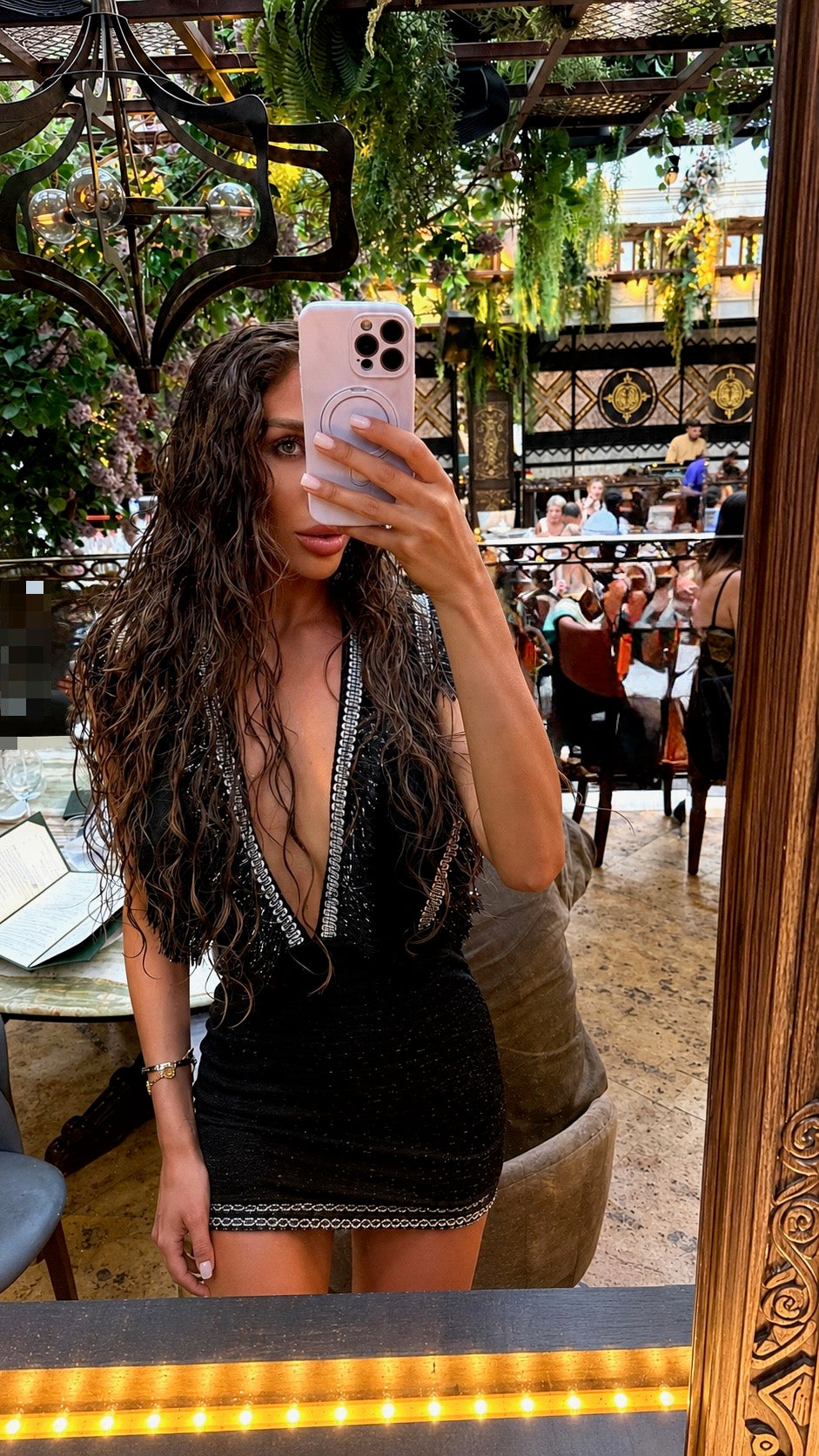 Elara Fringe  Dress