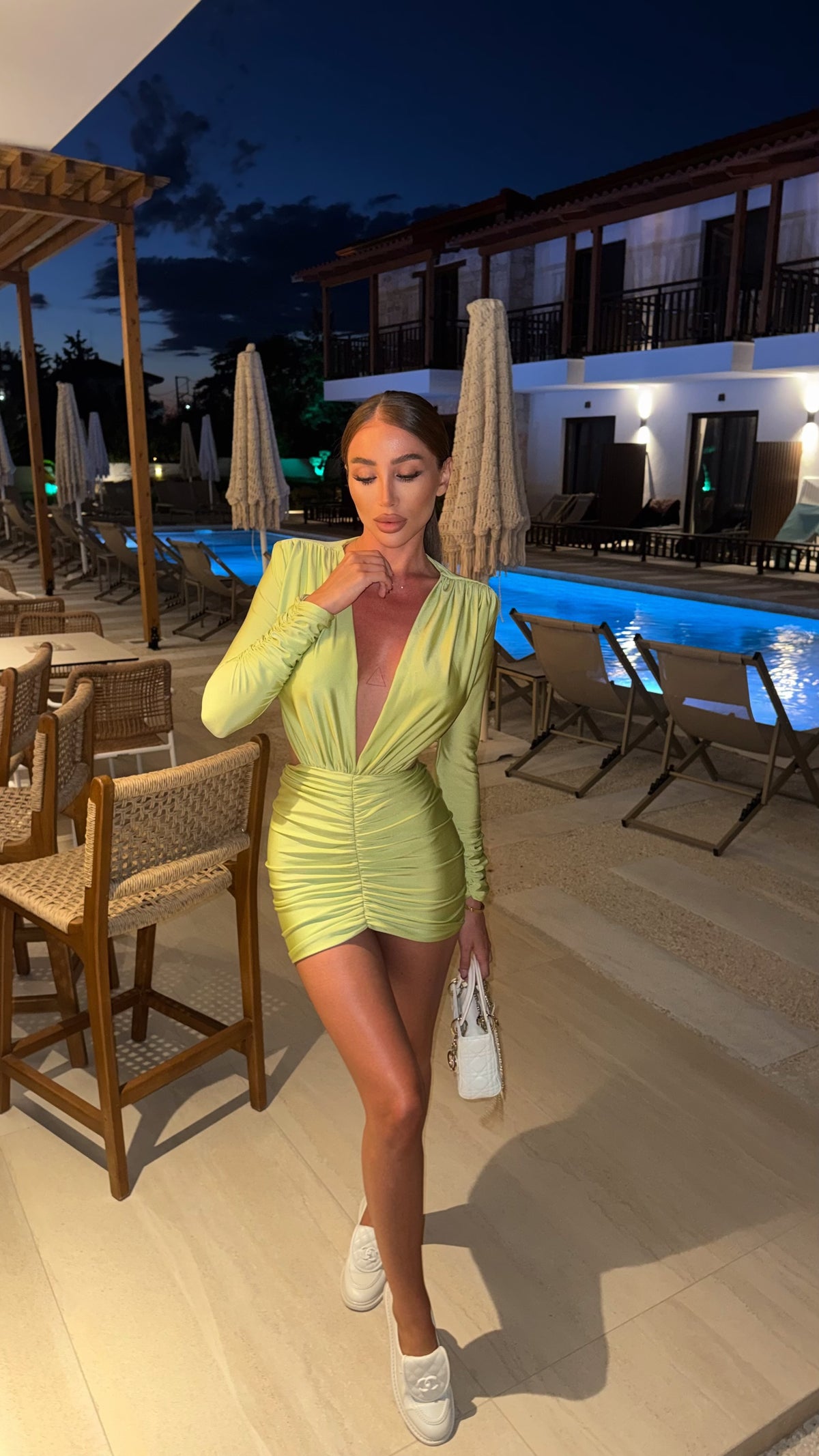 Electric Green Dress
